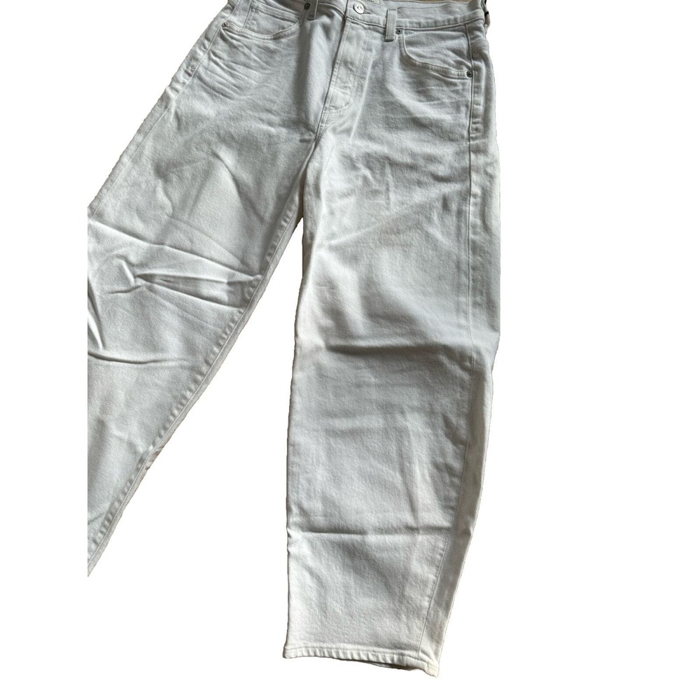 Citizens of Humanity Calista White Curved Taper Jeans Richie Size 27 NWT $228 - Picture 6 of 8